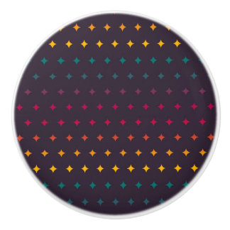 Geometrische Sterne Rainbow Retro Cyber Punk Muste Keramikknauf