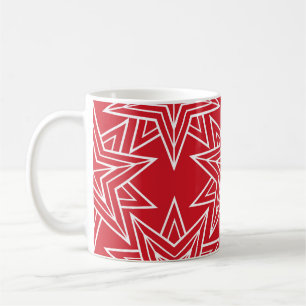 Geometrische Sterne, Vintag nahtlos, chris Kaffeetasse