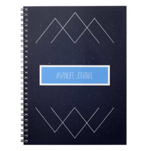 Geometrische Sterngebirge #Vanlife Journal Notizblock