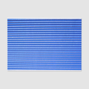 Geometrische Streifen mit blauen Tonen Seidenpapier