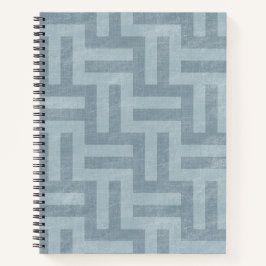 Geometrische Streifen Notizbuch