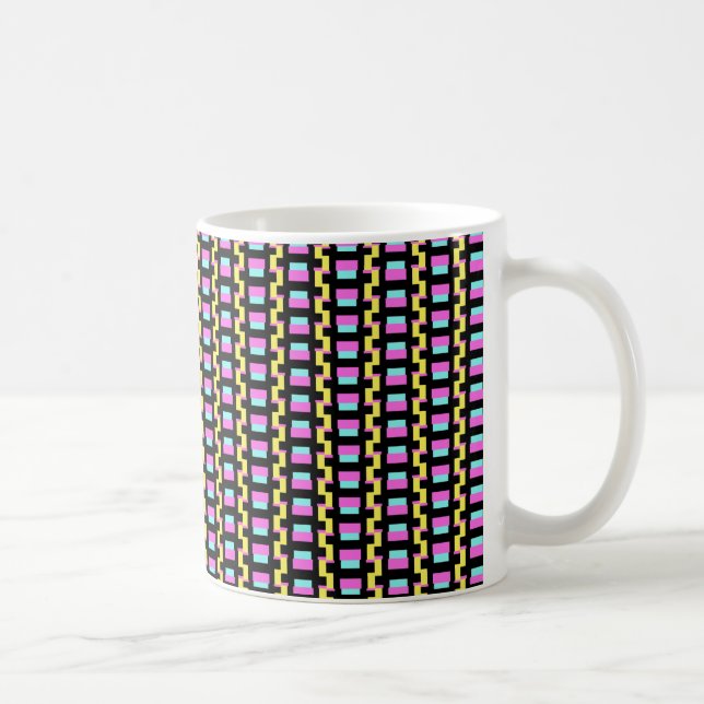 Geometrische Streifen Tasse (Rechts)