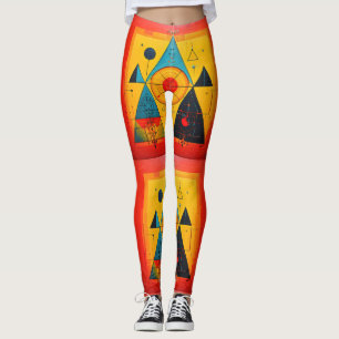 Geometrische Symbole Abstrakt #01 Leggings