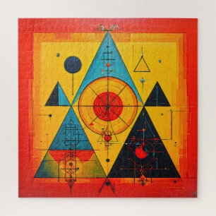 Geometrische Symbole Abstrakt #01 Puzzle
