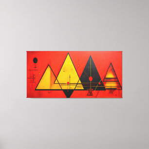 Geometrische Symbole Abstrakt #03. Leinwanddruck