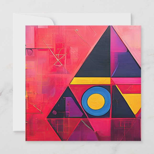 Geometrische Symbole Abstrakt #04. (Vorderseite)