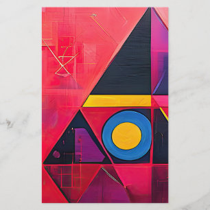 Geometrische Symbole Abstrakt #04. Briefpapier