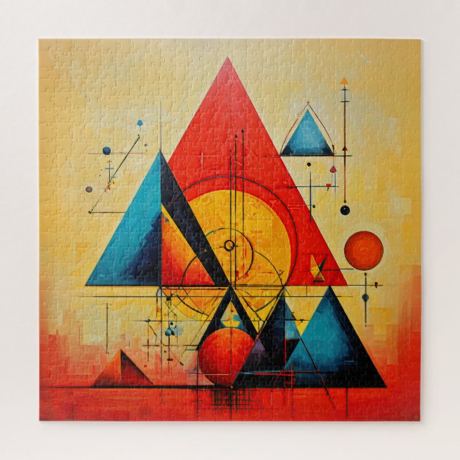 Geometrische Symbole Abstrakt #08 Puzzle (Vertikal)