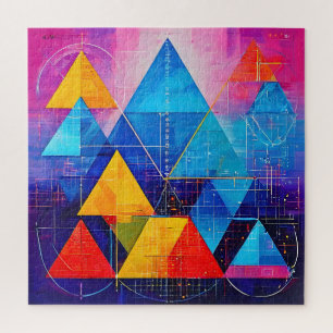 Geometrische Symbole Abstrakt #10 Puzzle