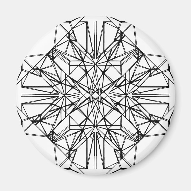 geometrische Symmetrie Magnet (Vorne)