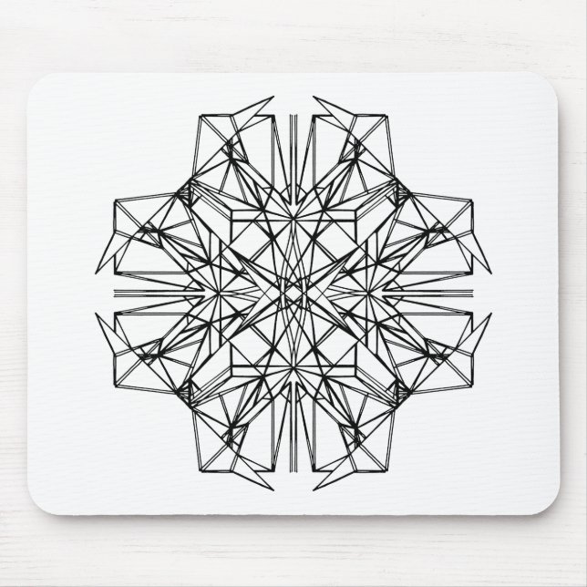 geometrische Symmetrie Mousepad (Vorne)