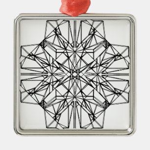 geometrische Symmetrie Ornament Aus Metall