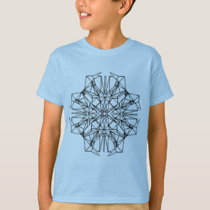 geometrische Symmetrie T-Shirt