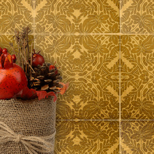 Geometrische symmetrische Blätter- und Blättermoti Fliese