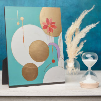 Geometrische Symphonie Fotoplatte