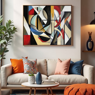 Geometrische Symphonie perfekte Harmonie Poster