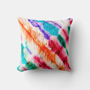 Geometrische Tapete. Vintage-Design. Shibori-Textu Kissen