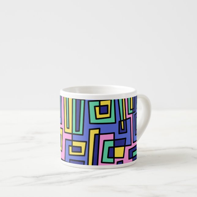 geometrische Tasse (Vorderseite Rechts)