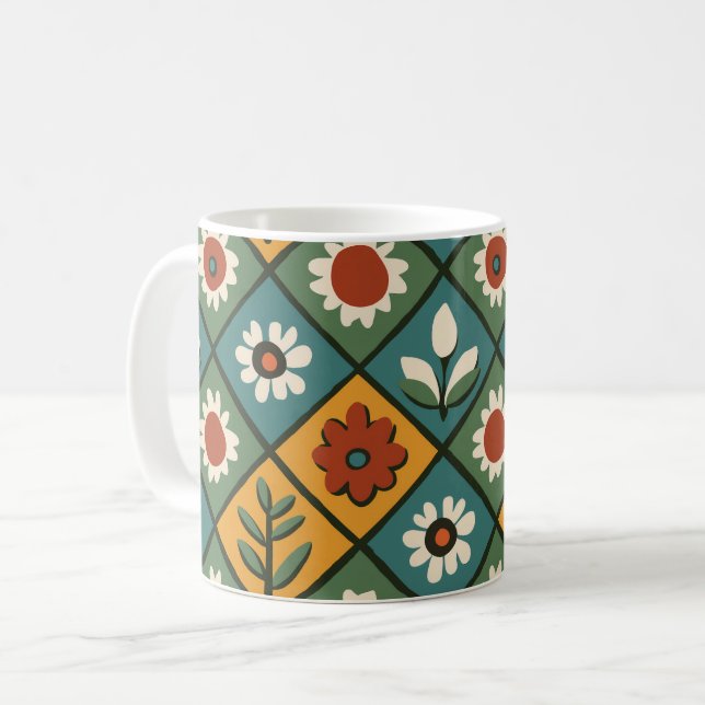 Geometrische Tasse (Vorderseite Links)