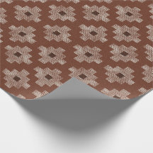 Geometrische Terrakotta-Rote Weihnachts-Verpackung