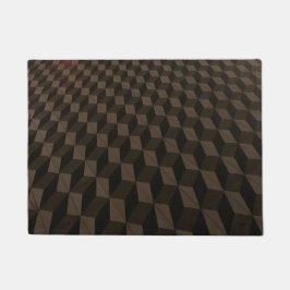 Geometrische Tiefe Doormat Fußmatte