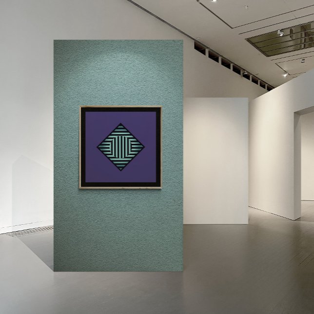 Geometrische Tiefen: Leerlaufdrehzahl und Strahlun Poster (Von Creator hochgeladen)