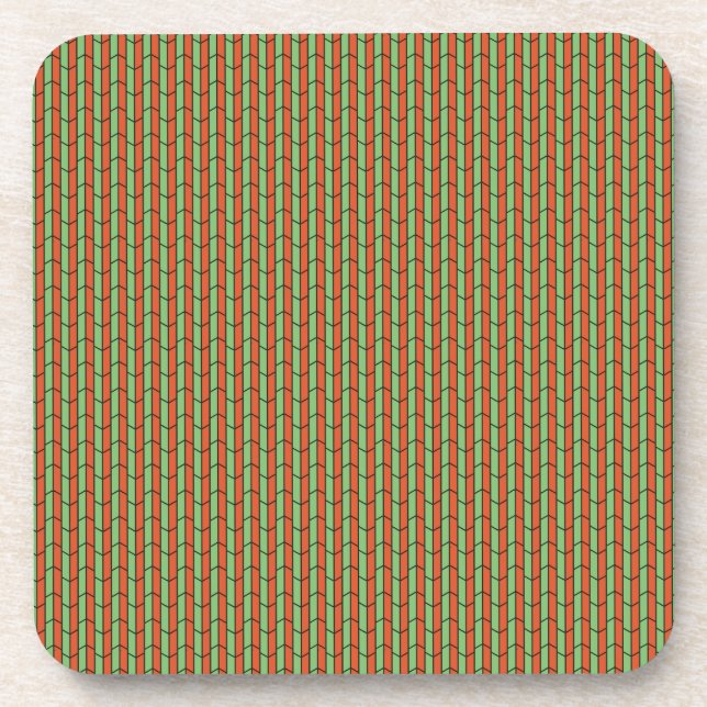 Geometrische Tiles Getränkeuntersetzer (Vorderseite)