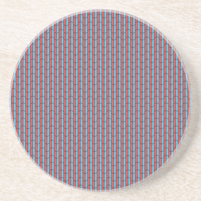 Geometrische Tiles Getränkeuntersetzer (Vorne)