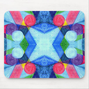 Geometrische Titel Mousepad