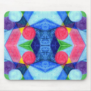 Geometrische Titel Mousepad