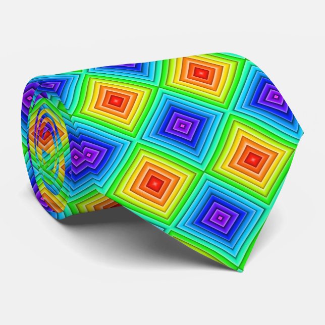 Geometrische Topografie - Krawatte (Gerollt)