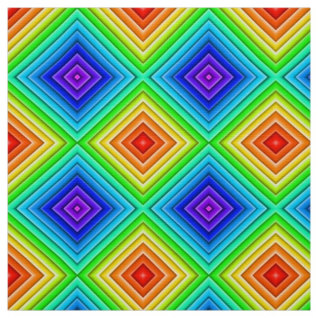 Geometrische Topografie - Polyestergewebe Stoff (Muster)