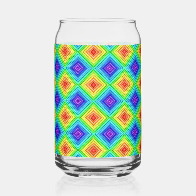 Geometrische Topographie - Glas Dose (Vorderseite)