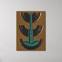 Geometrische vertikale abstrakte Komposition