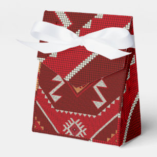 Geometrische Vintage, farbenfrohe Mode Geschenkschachtel