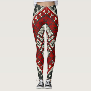 Geometrische Vintage klassische mode-trendige bunt Leggings