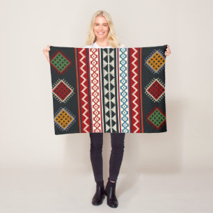 Geometrische Vintage klassische niedlich-trendy bu Fleecedecke
