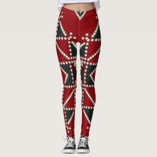 Geometrische Vintage Mode niedlich-trendiger Klass Leggings