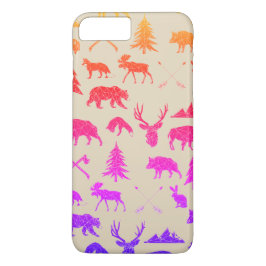 Geometrische Waldtiere| iPhone 7 Plus Fall Case-Mate iPhone Hülle