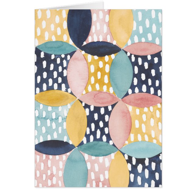 Geometrische Wasserfarbkreise (Vorne)