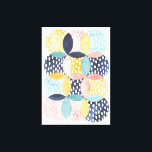 Geometrische Wasserfarbkreise Leinwanddruck<br><div class="desc">Wasserfarbengeometrische Zirkel Künstler: Grace Popp</div>