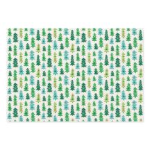 Geometrische Weihnachtsbaumen auf Rahm