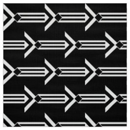 Geometrische weiße Streifen und Sparren auf Stoff