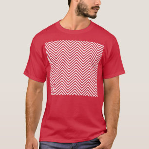 geometrische Wellen aus Linien T-Shirt