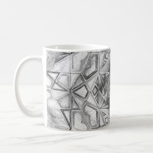Geometrische Welten Kaffeetasse (Links)