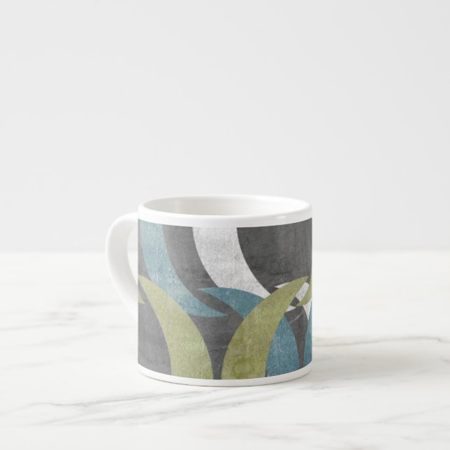 Geometrische Wiederholung I Espressotasse (Vorderseite Links)