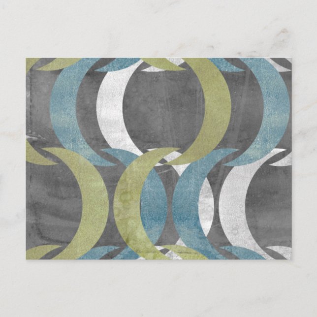 Geometrische Wiederholung I Postkarte (Vorderseite)