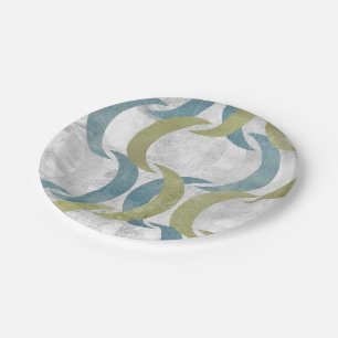 Geometrische Wiederholung III Pappteller