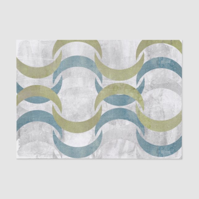 Geometrische Wiederholung III Seidenpapier (Vorderseite)