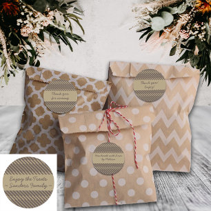 Geometrische Zeilen - Labels für benutzerdefiniert Runder Aufkleber